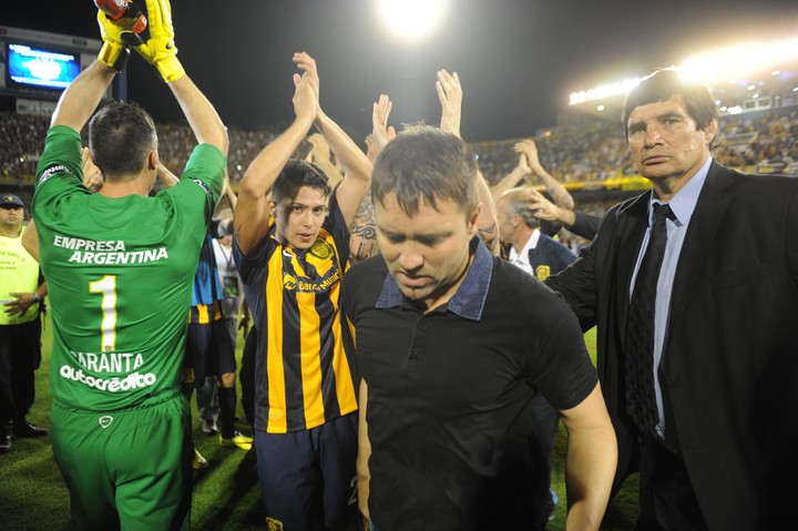 Coudet, como DT de Rosario Central. (Foto: Marcelo Carroll)