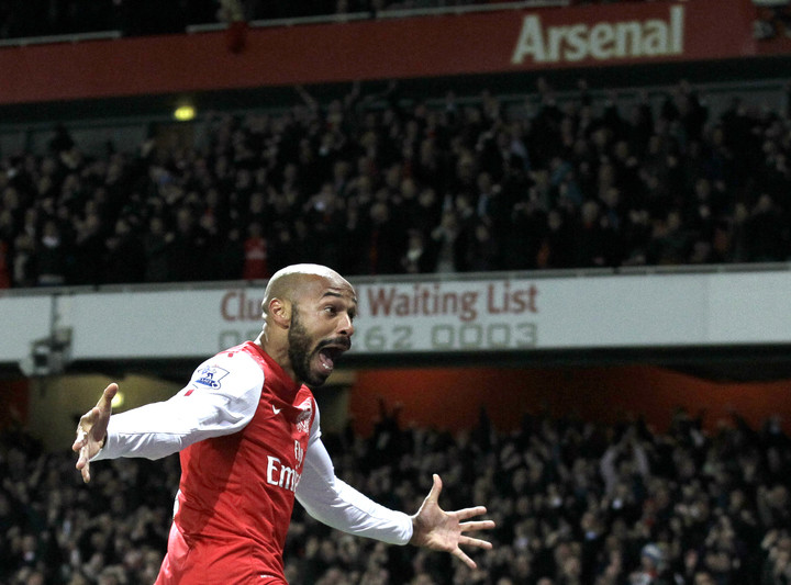 Thierry Henry en Arsenal. (AP)