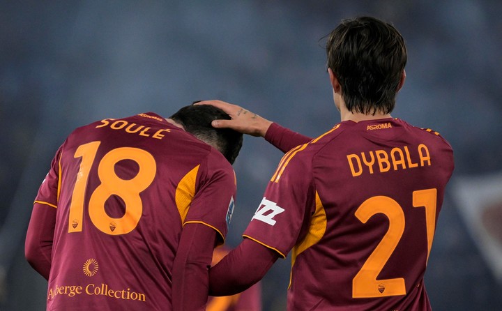 Juega la Roma de Matias Soule y Paulo Dybala (EFE).