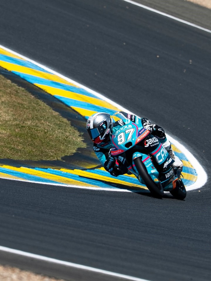 Marco Morelli en el GP de Francia de Moto3. (Prensa Aspar)