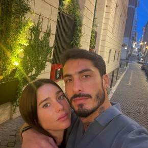 Las románticas vacaciones de Figal con la nieta de Susana Giménez en Roma