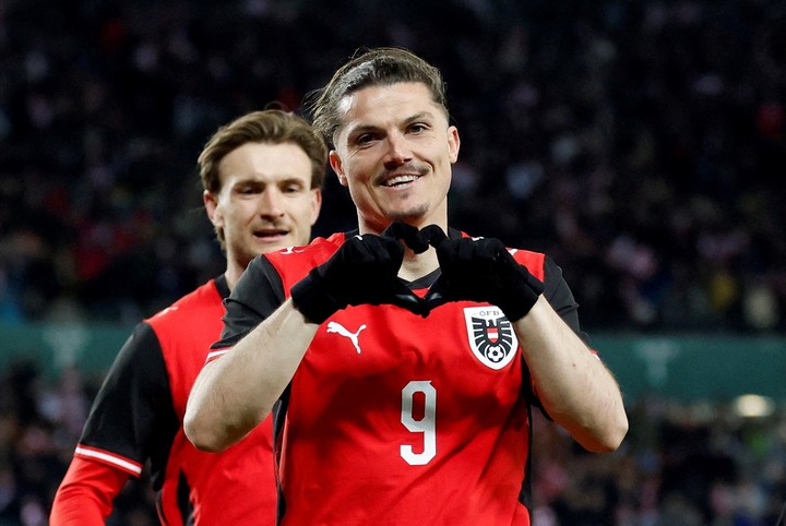 Marcel Sabitzer ante Corea del Sur (REUTERS)