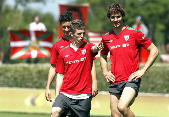 Ander Herrera y Iker Muniain juntos en el Athletic.