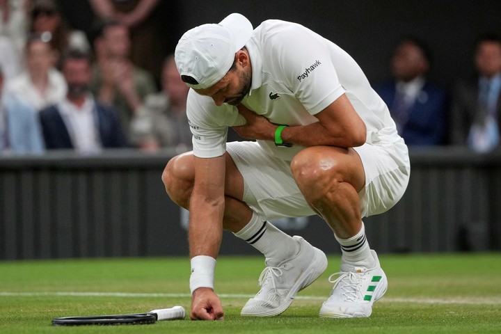 Dimitrov no volvió a arrancar desde aquella derrota en Wimbledon. 