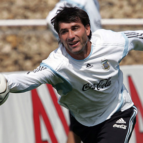 El Pato Abbondanzieri, entre atajar penales y su mirada del futuro de la Selección