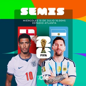 Qué canal de TV transmite Selección Argentina vs. Inglaterra, por las semifinales del Mundial 2026