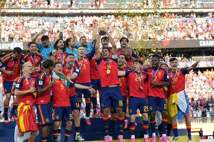 España fue campeón en este 2026 (AP Photo).