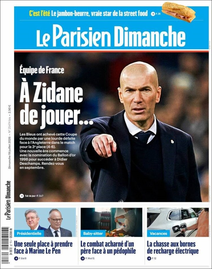 Le Parisien ya piensa en Zidane.
