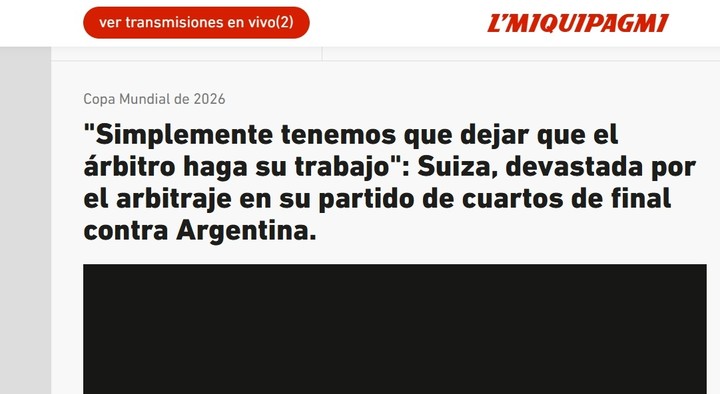 El análisis de L'equipe tras la clasificación de Argentina a semifinales.