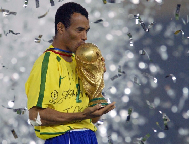 Cafú, campeón del Mundo en 2002. (Foto: Pedro UGARTE / AFP)