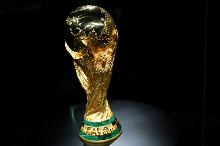 El trofeo de la Copa del Mundo (REUTERS).
