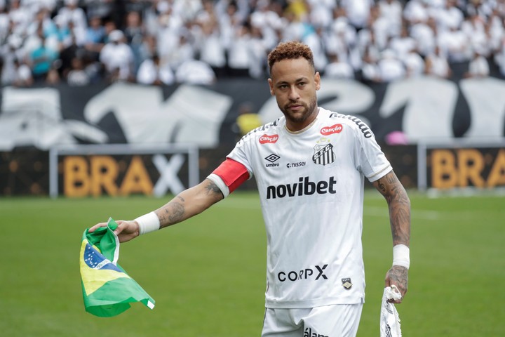 Neymar no viajará con Santos (EFE).