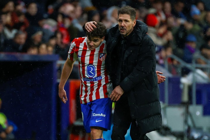Julián todavía no se reencontró con Simeone, quien se tomó unos días de descanso.