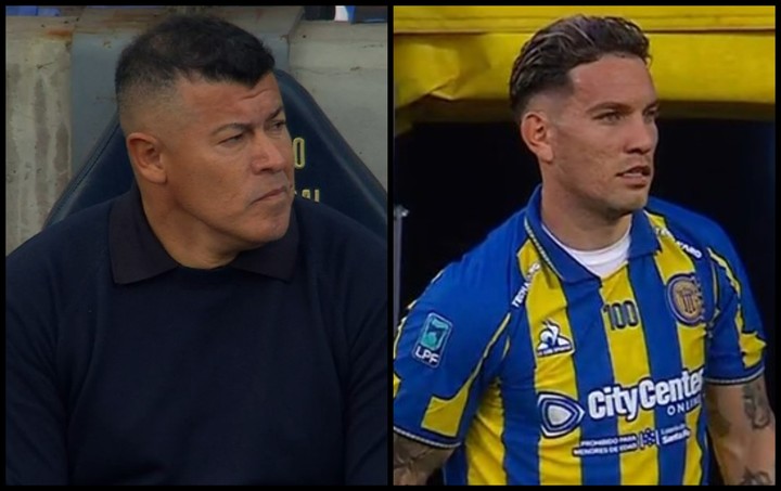 Almirón y Copetti, silbados en Rosario Central.