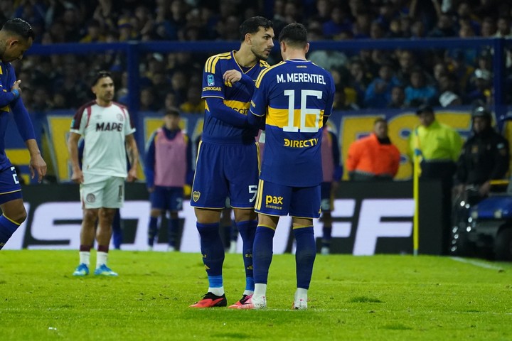 Liga Profesional de Futbol Boca Jrs Vs Lanus Paredes Merentiel Foto Juano Tesone - FTP CLARIN JUA00090_1.JPG Z JTesone