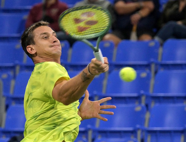 Camilo Ugo Carabelli no pudo ante el británico Norrie. (REUTERS)