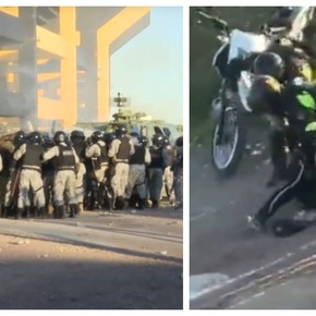 Violencia tras el clásico uruguayo: represión, detenidos y cuatro agentes heridos