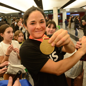 Majo Granatto tras la llegada de Las Leonas a Argentina: "Todo lo que vivimos y lo que trabajamos fue para que esto sea posible"