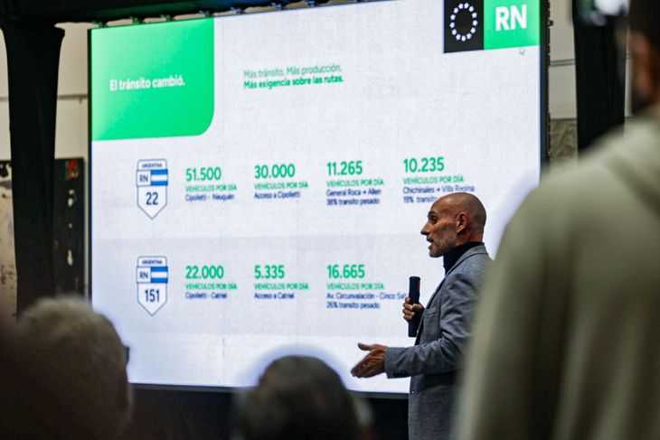 El ministro de Obras y Servicios Públicos rionegrino, Alejandro Echarren.