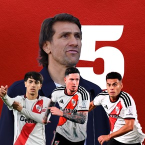 Por qué Ponzio elige un esquema con un solo 5 y su elogio a Fausto Vera, el dueño del puesto en los dos triunfos consecutivos de River