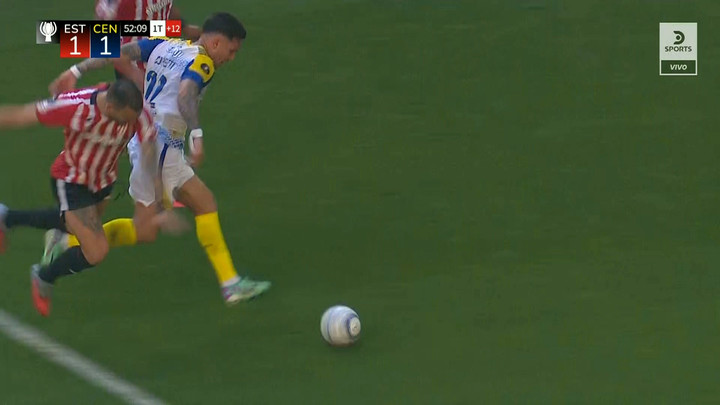 El penal que le cobraron a Central.