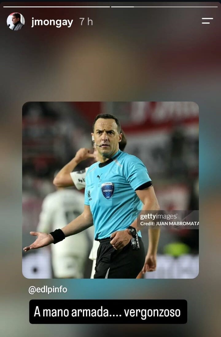 Ongay eligió las redes para mostrar su fastidio. (@jmongay)