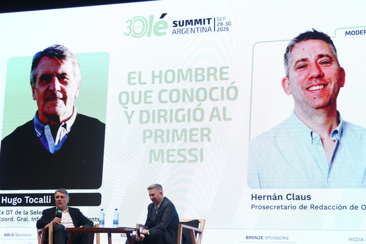 Hugo Tocalli el hombre que conoció y dirigió a Messi. Ole Summit 2026. Foto: Carlos Roberto Bairo