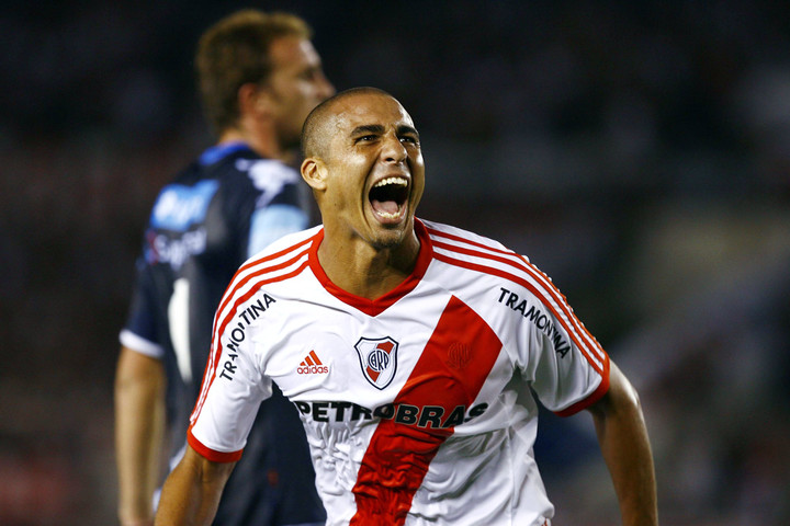 David Trezeguet en River. AFP.