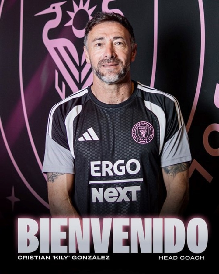 Kily González presentado en Inter Miami.