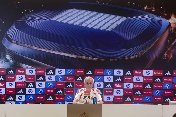 José Mourinho, DT del Real Madrid. EFE/ Sergio Pérez