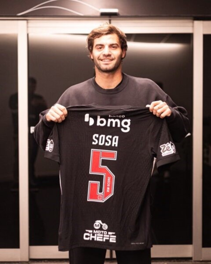 Sosa, en su presentación en Vasco. (Fotos Oficiales).
