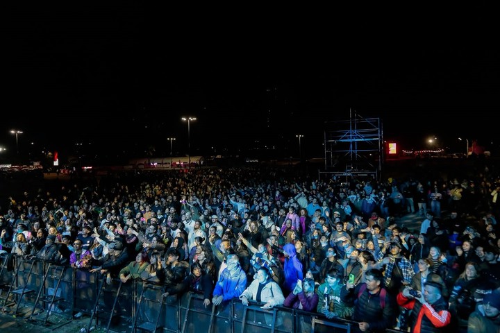 Una multitud copó los Fan Fest en pleno Día de la Primavera. (Prensa Jeugos Suramericanos).