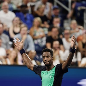 La emotiva despedida de Monfils