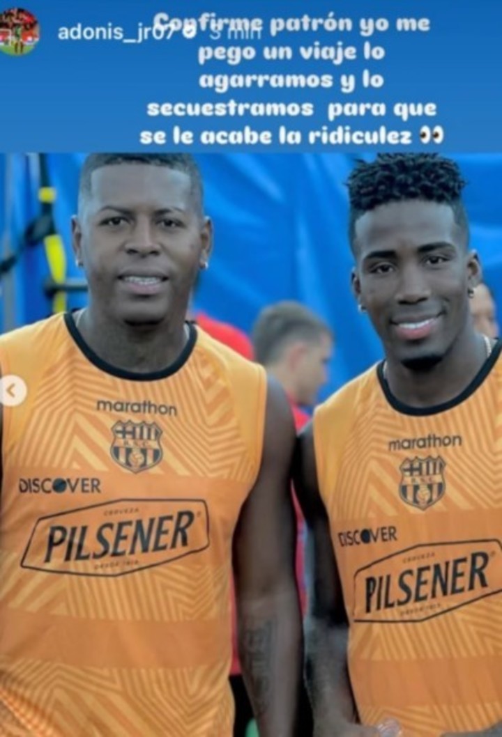 El posteo de Preciado contra Deyverson (Foto: Instagram).