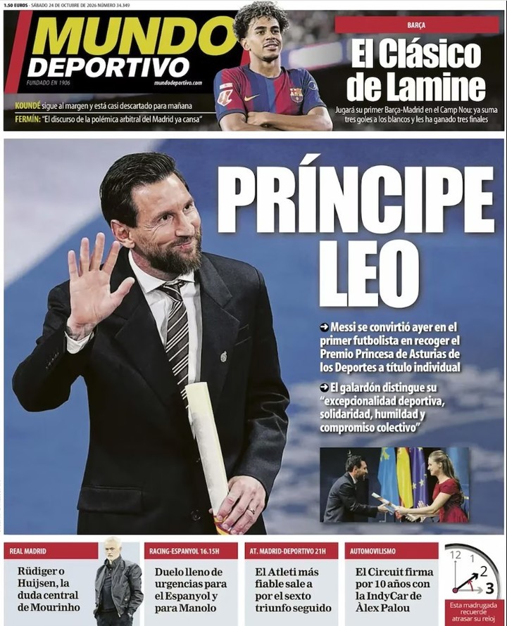 Tapas de Lionel Messi.