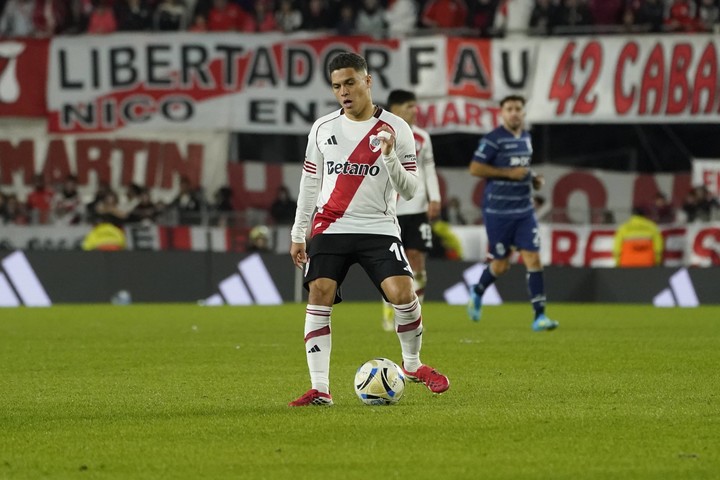 Juan Fernando Quintero en su último ciclo en River. Foto: Fernando de la Orden.