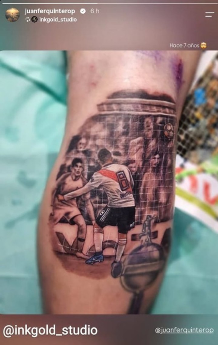 La última historia que publicó Juanfer Quintero. Foto: Instagram.