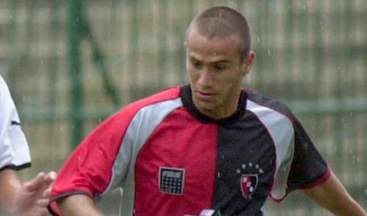 Leo Ponzio en sus inicios en Newells.